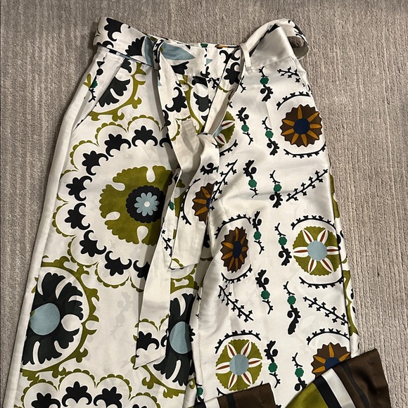Mango Pants - MANGO Printed Wide-Leg Pants – Size Small